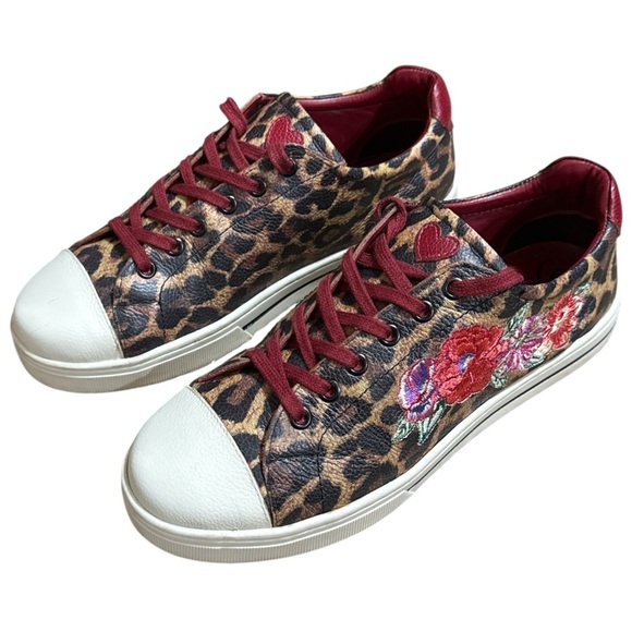 EUC - Brighton Uptown Spots Sneakers - Size 9 - Leopard - Picture 3 of 6